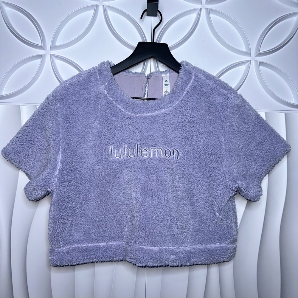Lululemon NWT Crop Sherpa Sweatshirt
